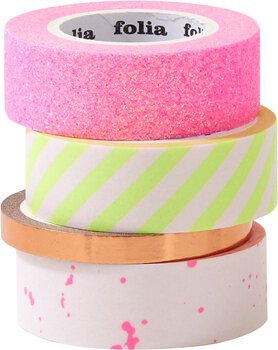 Produktbild von Washi-Tape Neon & Effekt, 4er-Set