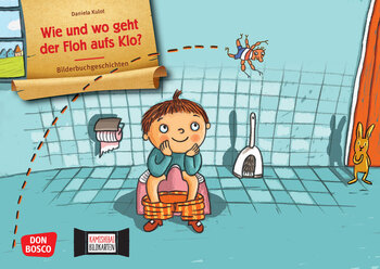 Produktbild von Wie und wo geht der Floh aufs Klo? Kamishibai-Bildkartenset