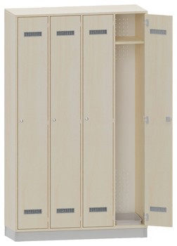 Produktbild von Personalspind, B 108,5 x H 175 x T 40 cm, PG1