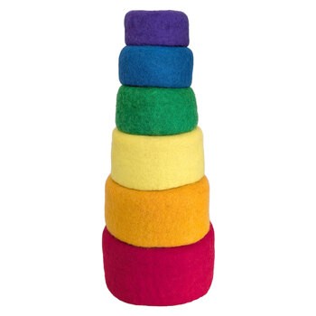 Produktbild von Filzschalen Regenbogen