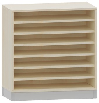 Produktbild von PROLINE Schrank für Materialkästen, B 80 x H 75 x T 40 cm, PG1