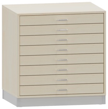 Produktbild von PROLINE Papier-Schubkastenschrank, B 80 x H 75 x T 60 cm, PG1