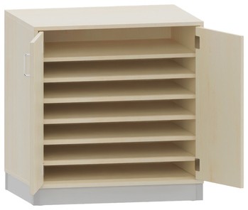 Produktbild von PROLINE Papier-Türschrank, B 80 x H 75 x T 60 cm, PG1