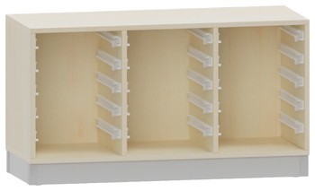 Produktbild von PROLINE Schrank für Kunststoffkisten, B 104,2 x H 50 x T 40 cm, PG1