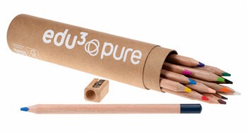 Produktbild von edu³ pure Buntstifte im Kartonköcher