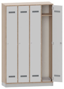 Produktbild von Personalspind, B 108,5 x H 175 x T 40 cm, PG2