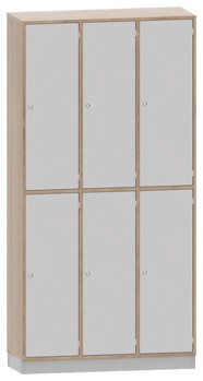 Produktbild von PROLINE Personalschrank, B 104,2 x H 200 x T 40 cm, PG2