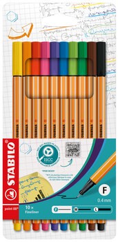 Produktbild von STABILO Point 88® Fineliner 10er Etui