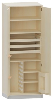 Produktbild von PROLINE Musikschrank, B 80 x H 200 x T 60 cm, PG1