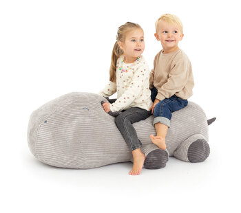 Produktbild von Sitz- und Kuscheltier – Hippo Henni, Cord