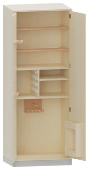 Produktbild von PROLINE Turngeräteschrank, B 80 x H 200 x T 60 cm, PG1