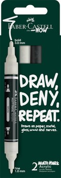 Produktbild von Multi Acrylmarker, Schwarz & Weiß
