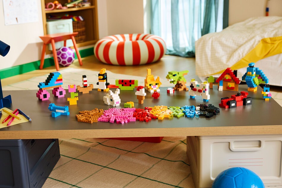 Bausteine im Kinderzimmer