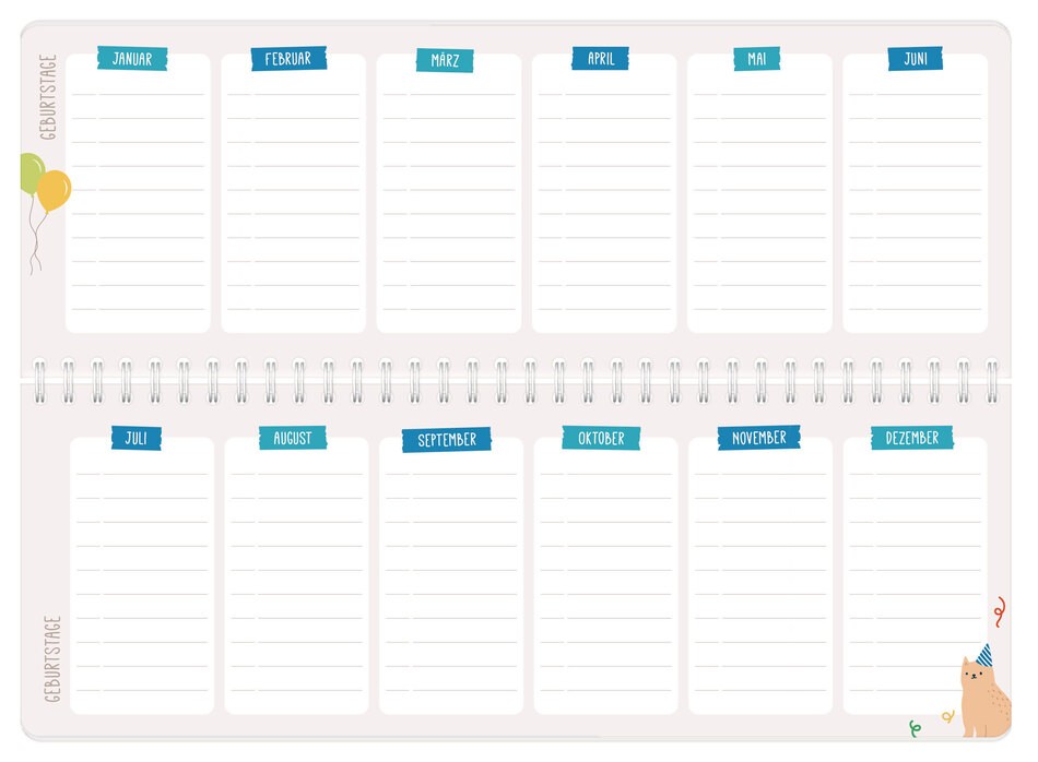Blick in den Kalender