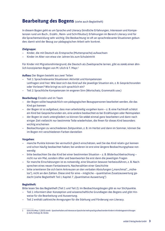 Blick ins Buch seldak