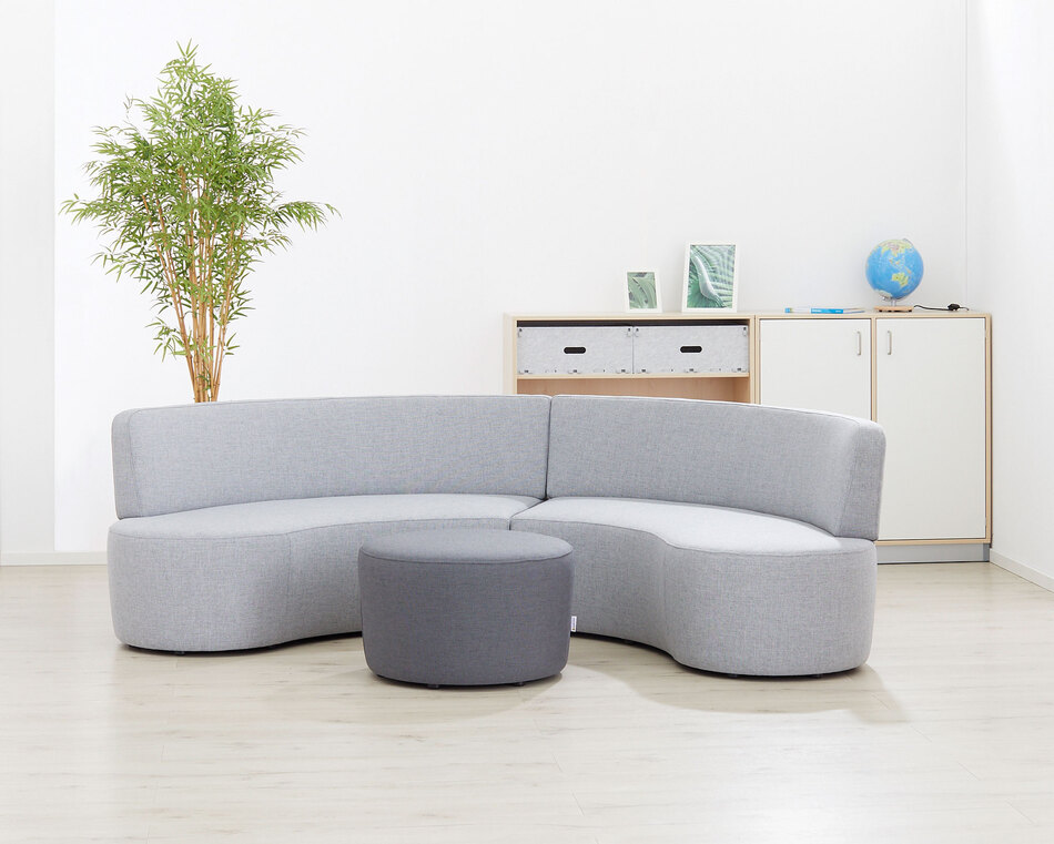 Sofa-Serie Curve – Innenbogen Stellbeispiel