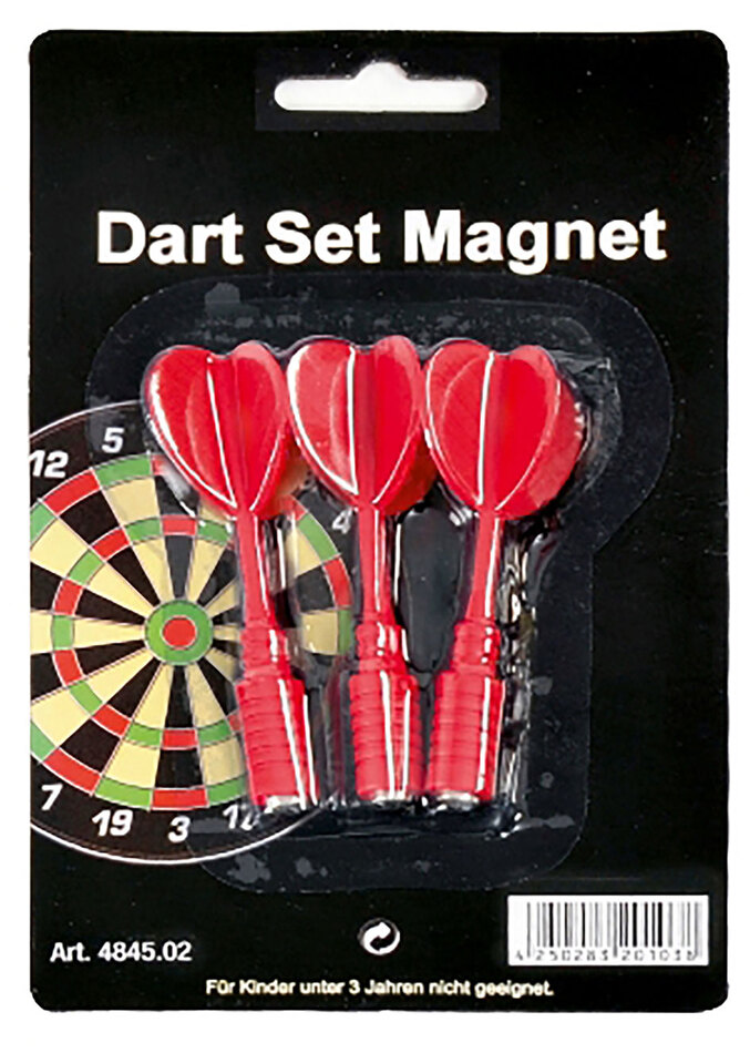 3 Magnet Ersatzpfeile rot in Verpackung