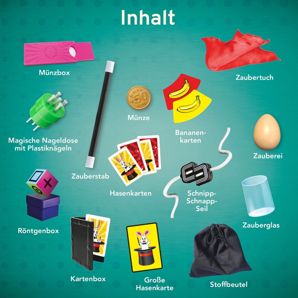 Mein erster Zauberkasten - Magic Junior - Inhalt