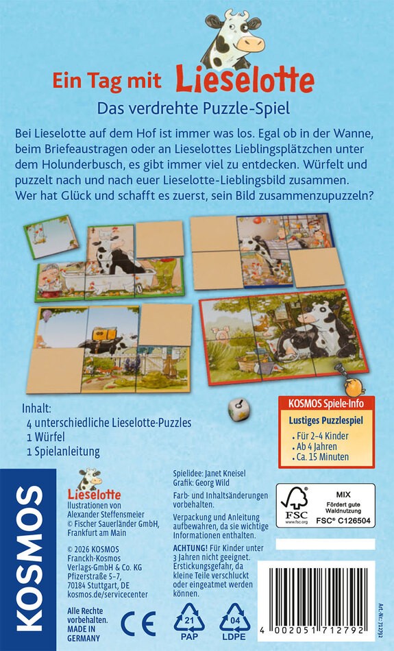 Ein Tag mit Liselotte - Rückseite