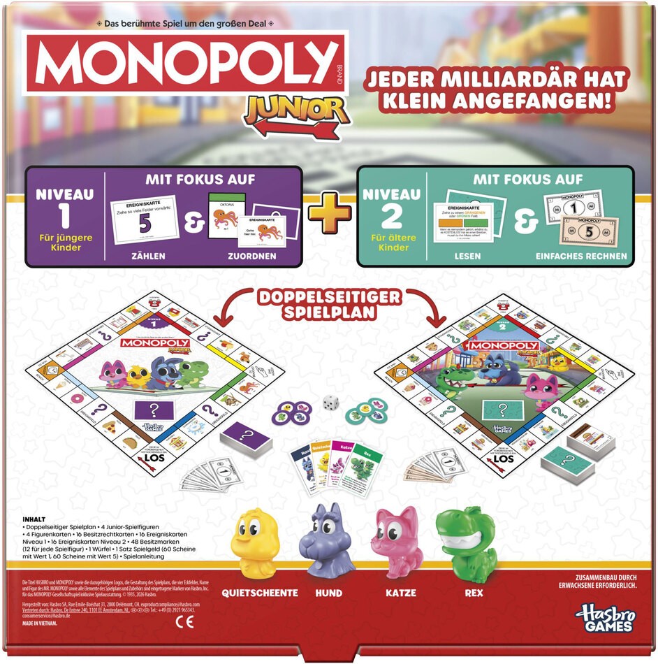 Monopoly Junior 2in1 Info