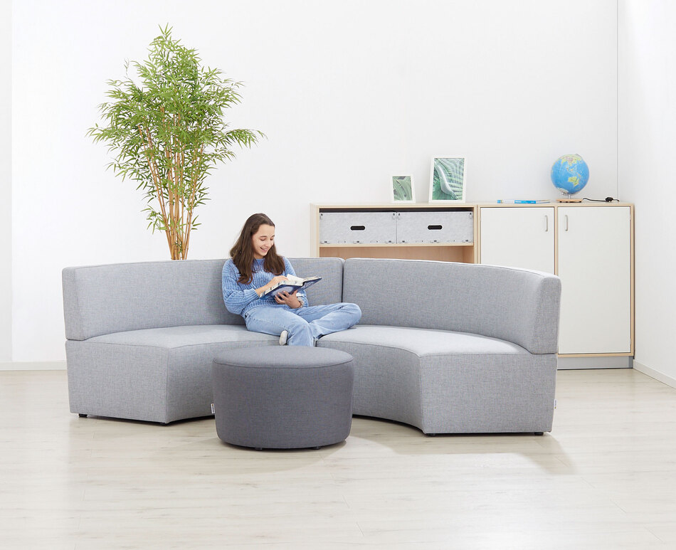 Sofa-Serie Curve – Innenbogen links Stellbeispiel