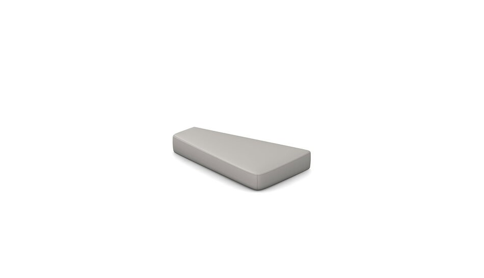 Sofa Edge mit zweiter Ebene in felsgrau