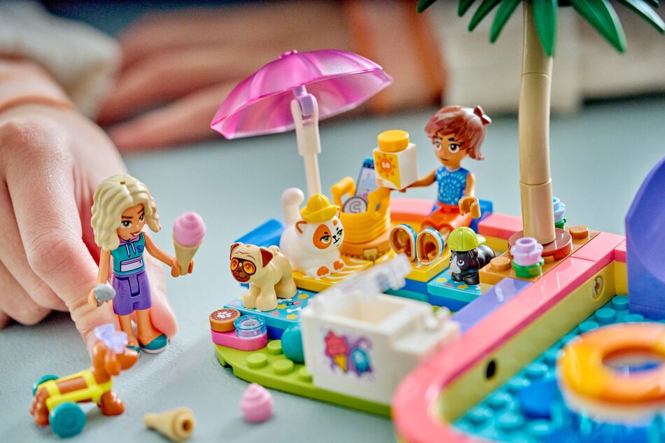 Der Wasserpark im Spielzimmer