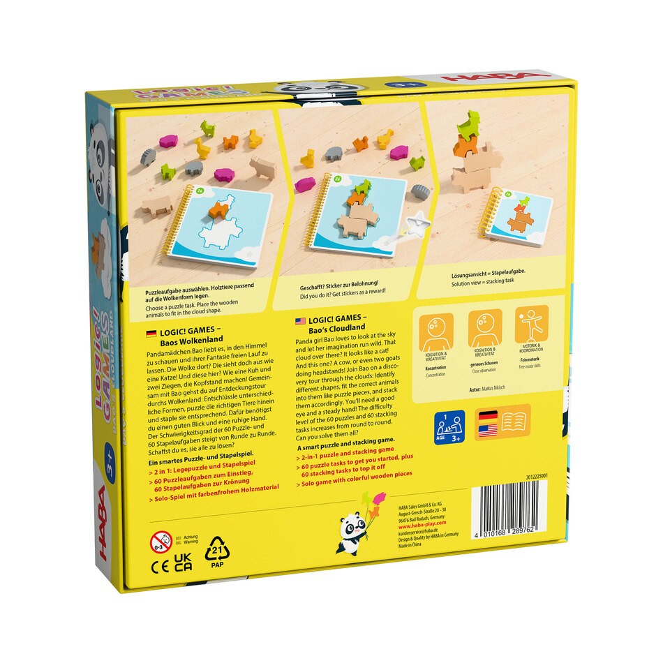Logic! Games - Baos Wolkenland Rückseite