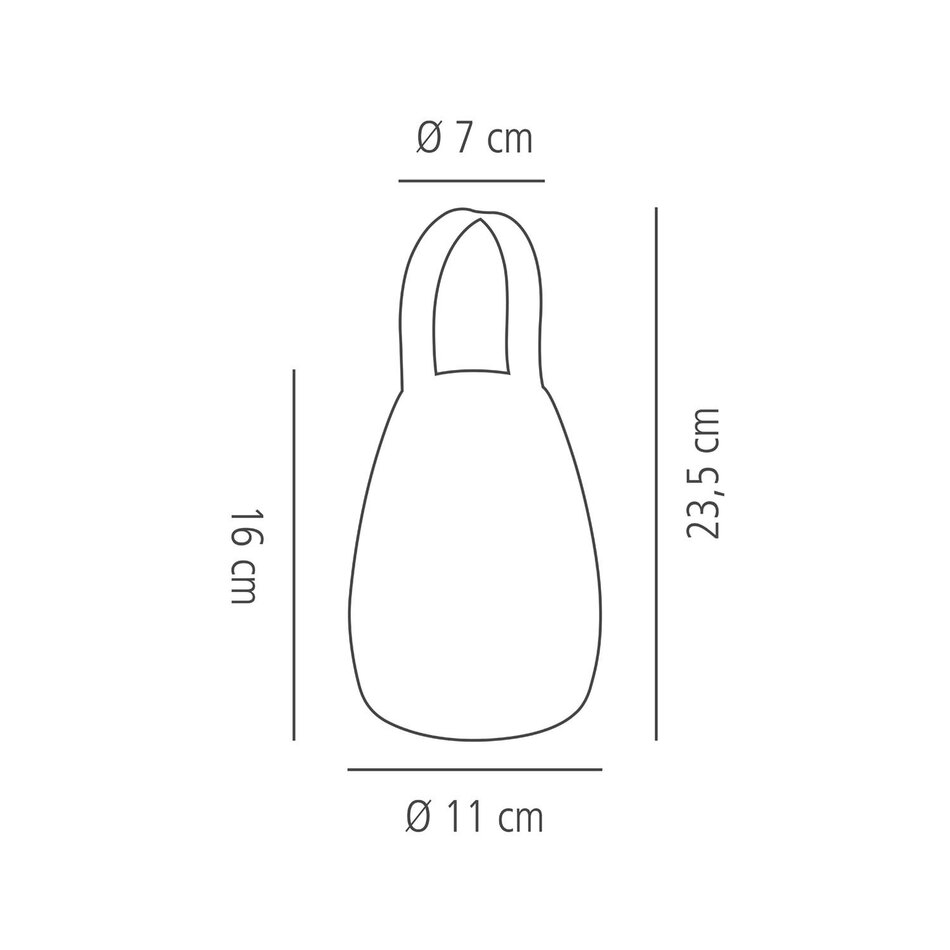 LED-Tischleuchte Abmessungen