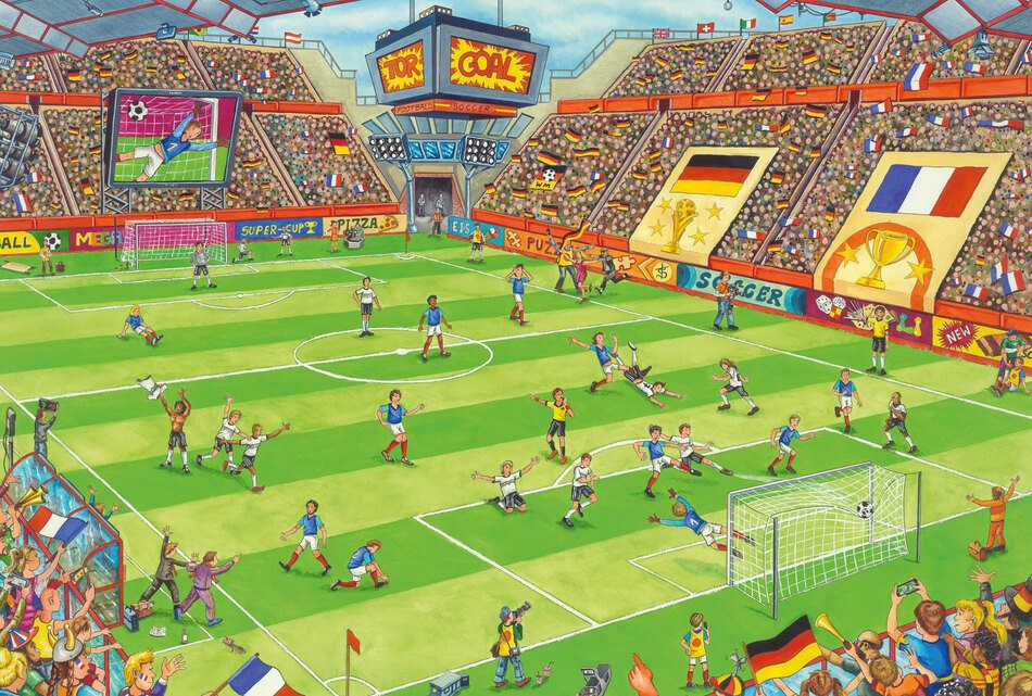 Schmidt Puzzle "Finale im Fußballstadion"