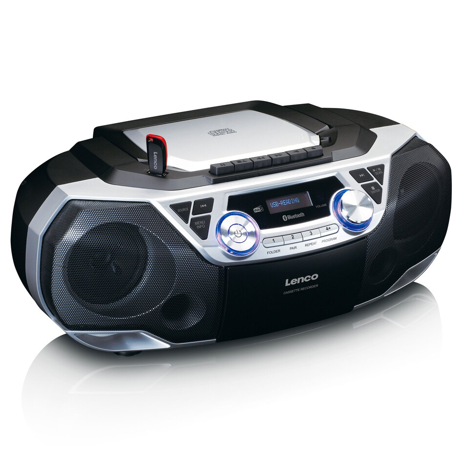 Lenco Boombox mit USB-Stick