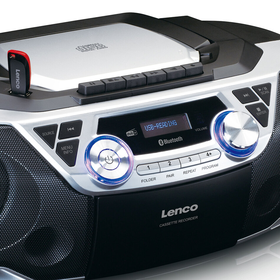 Lenco Boombox im Detail