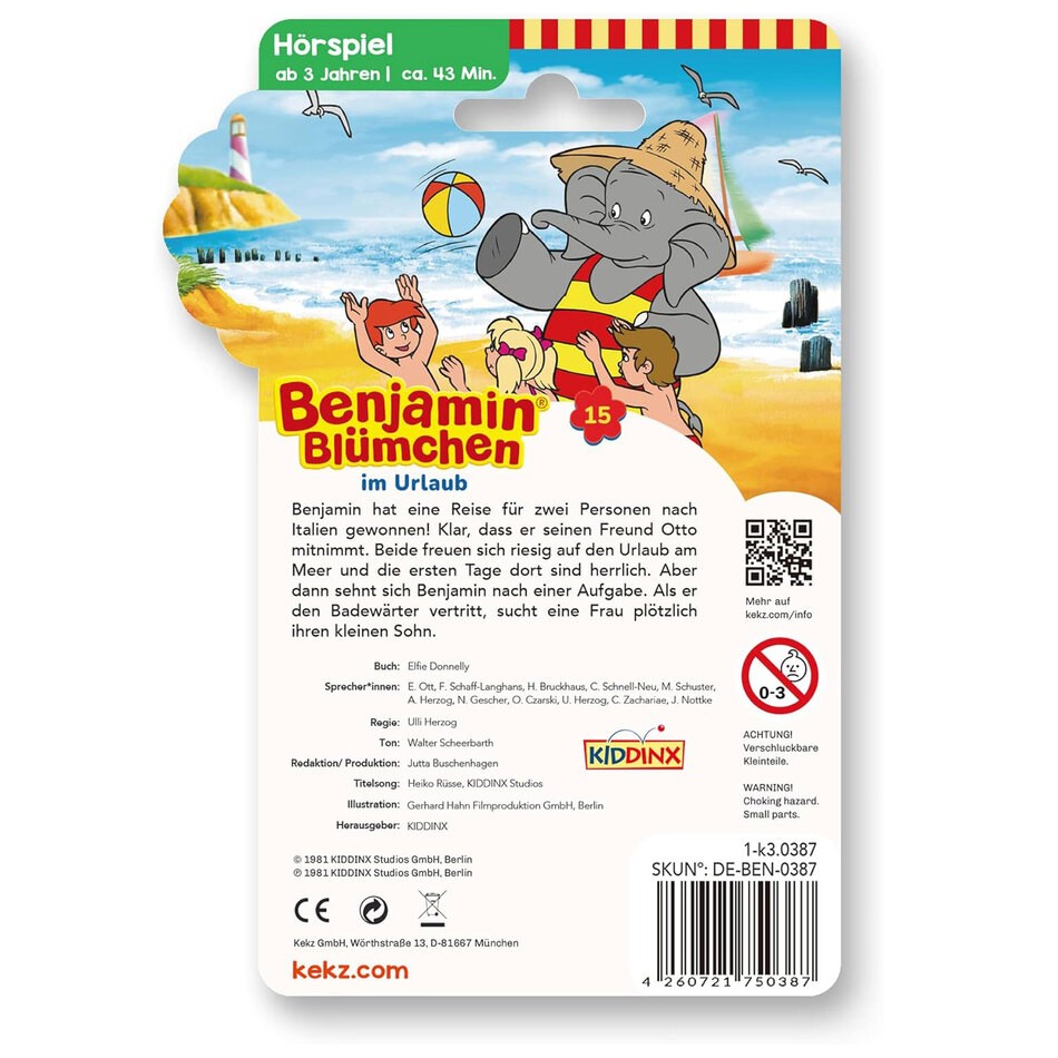 Kekz Audiochip Benjamin Blümchen im Urlaub