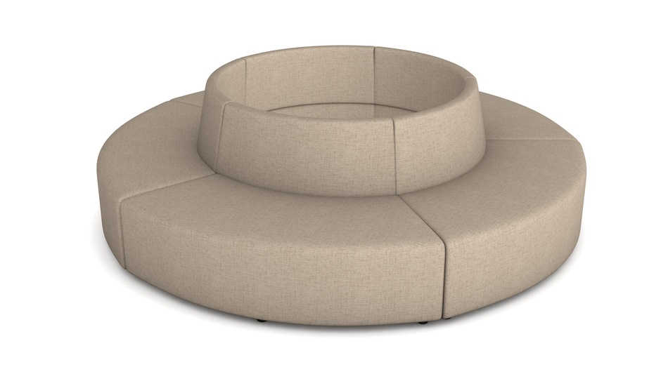 Sofa-Serie Curve – Innenbogen Stellbeispiel