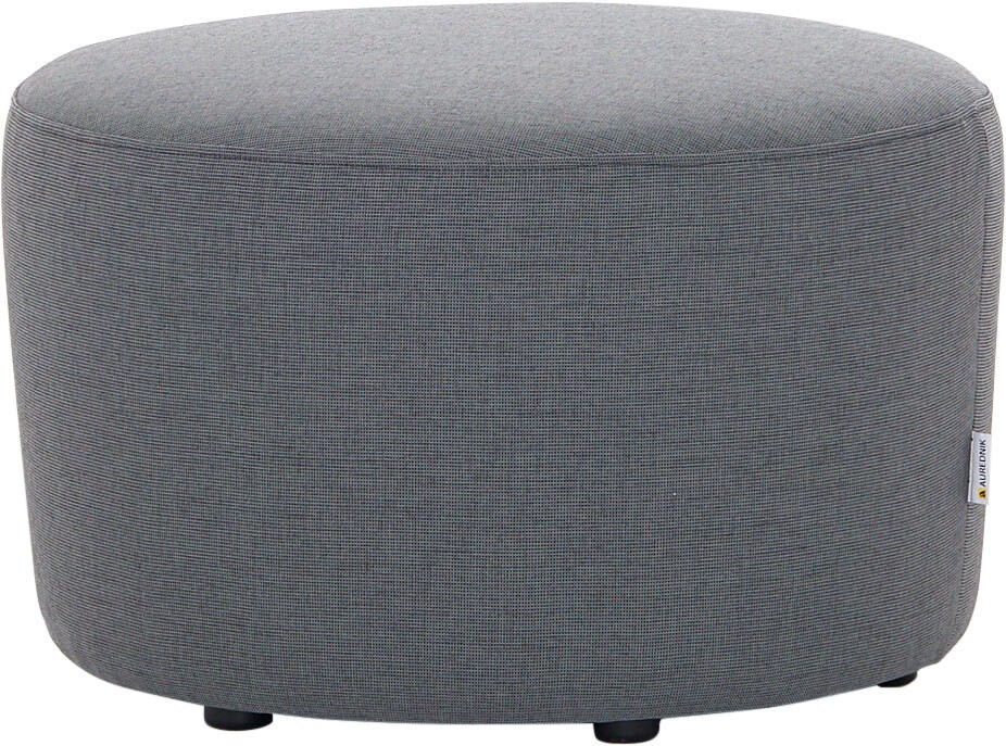 Sofa-Serie Curve – Hocker, Newlife schiefergrau