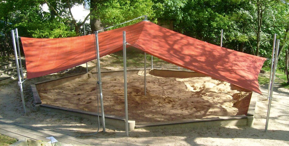 Sonnenschutzanlage 6-eck, ø 6,93 m