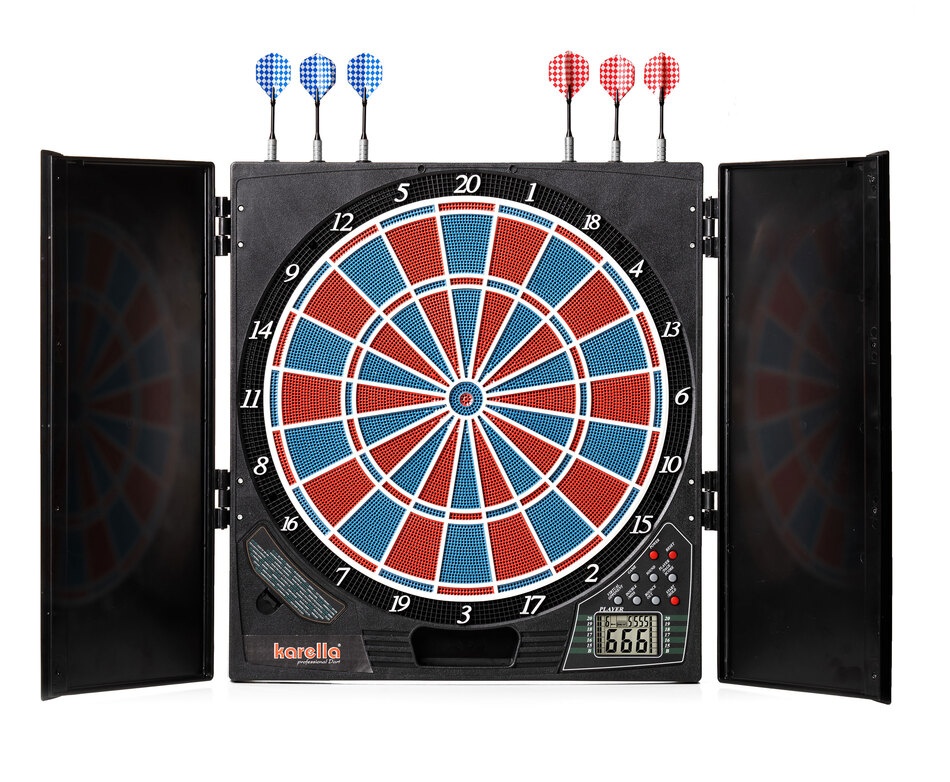 Dartautomat offen mit Softdarts