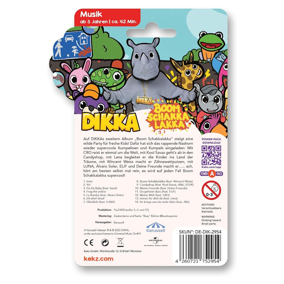 Kekz Audiochip DIKKA Boom Schakkalakka