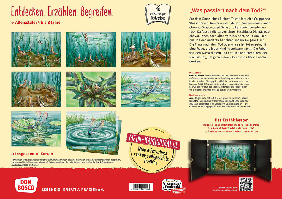 Von Larven und Libellen. Kamishibai-Bildkartenset