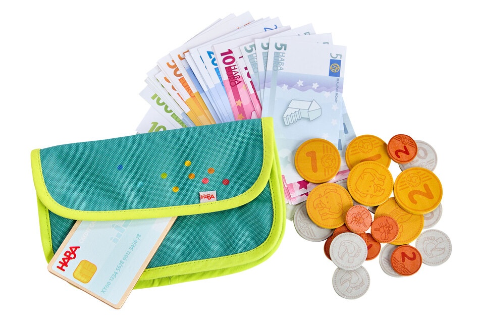 Geldbeutel mit Spielgeld