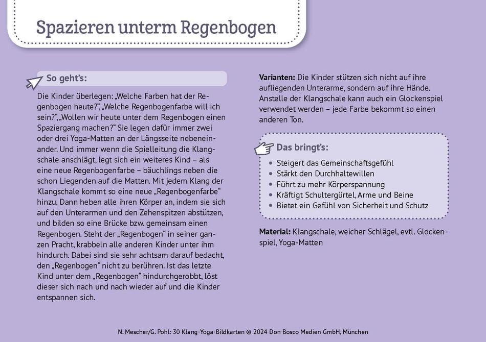 Beispielkarte 30 Klang-Yoga-Bildkarten
