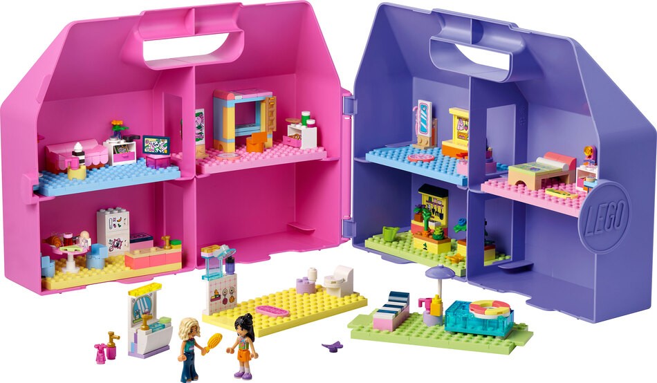LEGO® Friends Kreativer Puppenhauskoffer offen