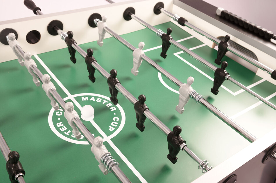 Tischkicker Detailansicht Spielfeld
