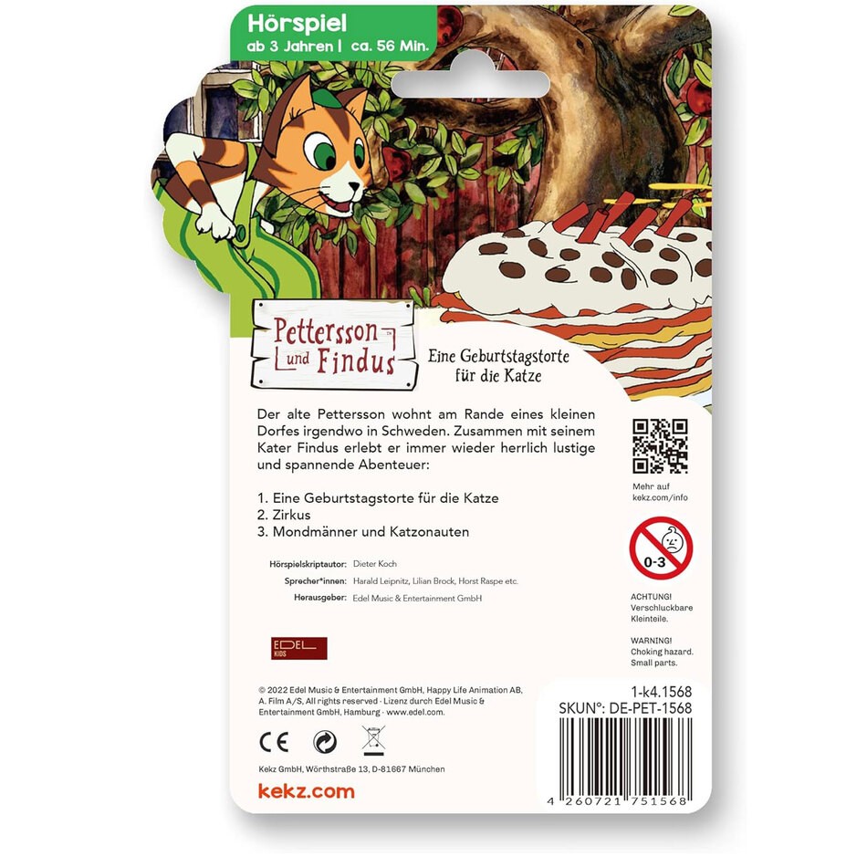 Kekz Audiochip Pettersson und Findus