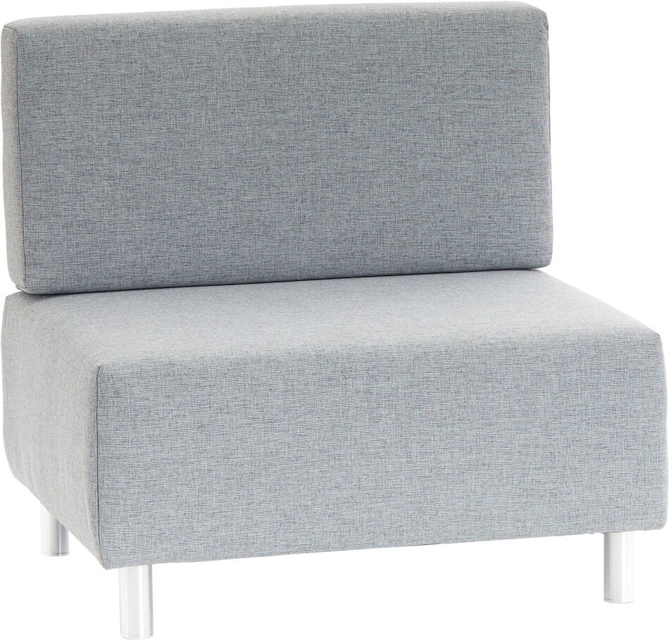 Sofa Serie Style – Sessel, Newlife steingrau