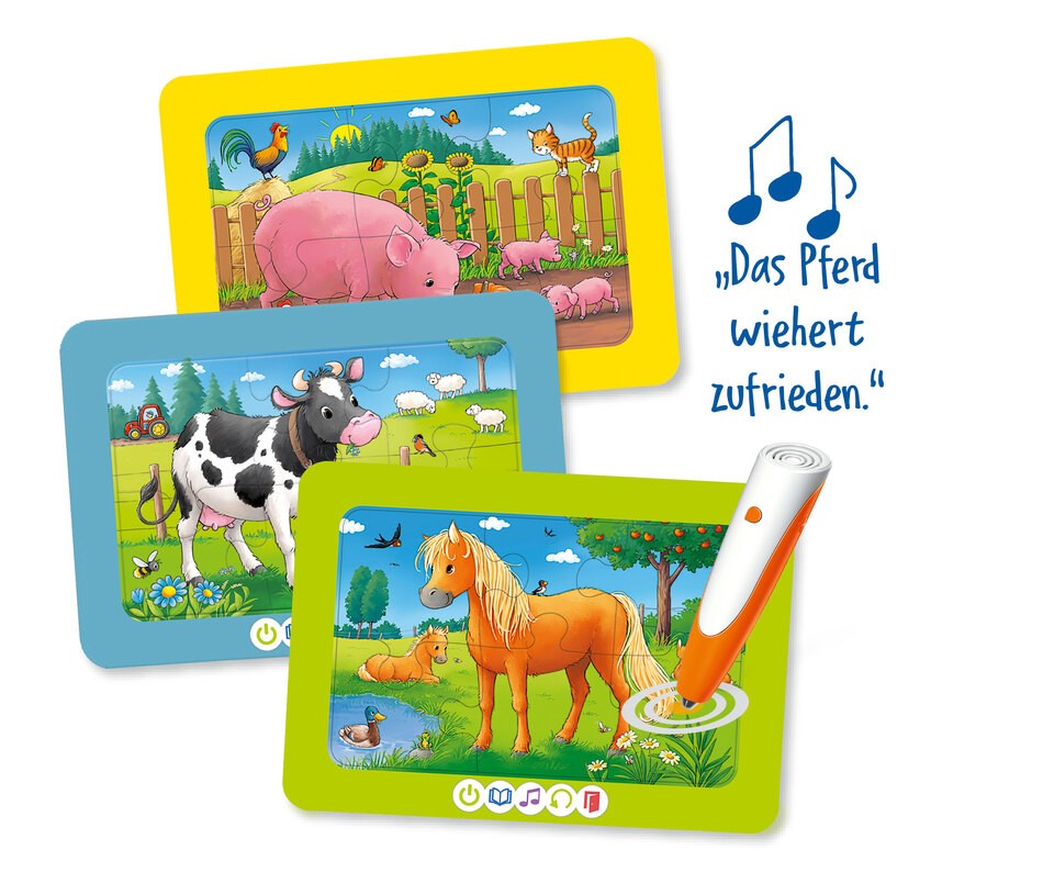 Alle 3 Puzzles mit Hinweis auf Musik