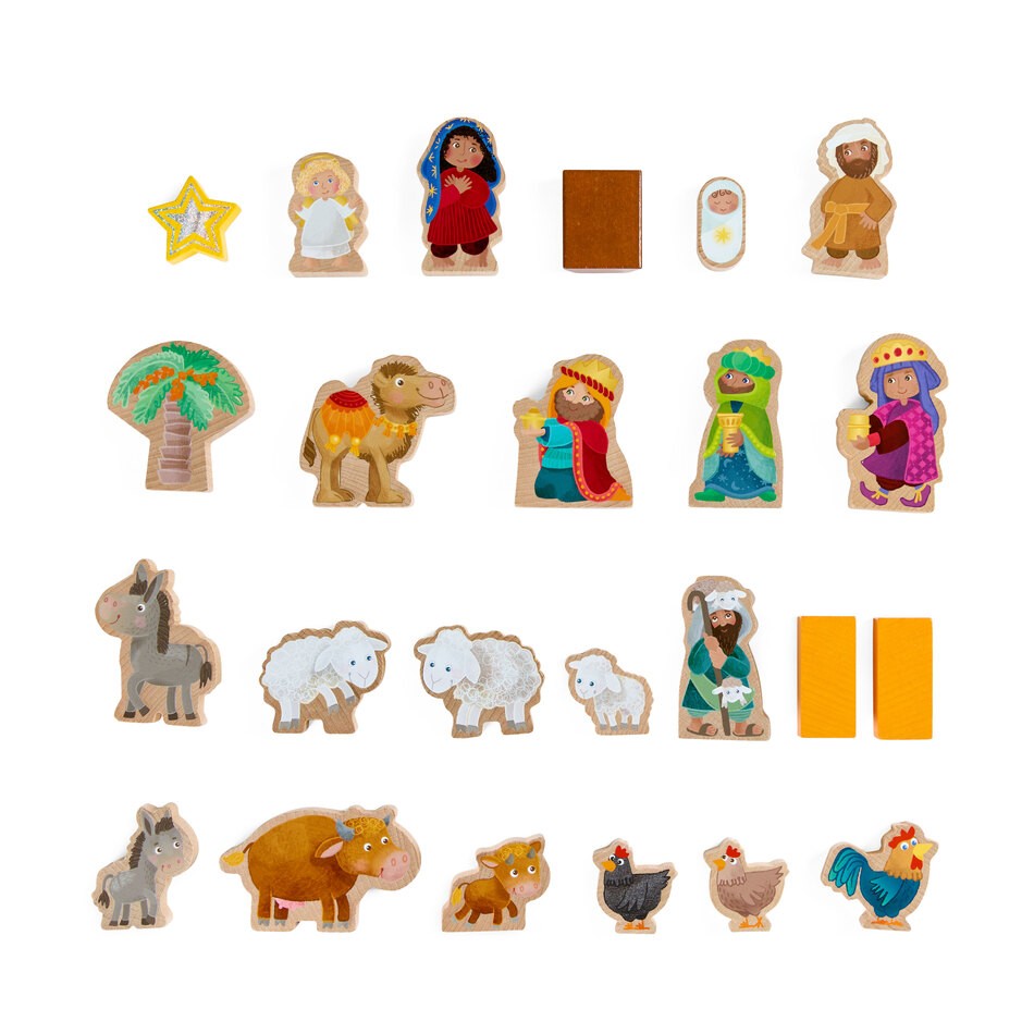 Figuren Spielkoffer Weihnachtskrippe