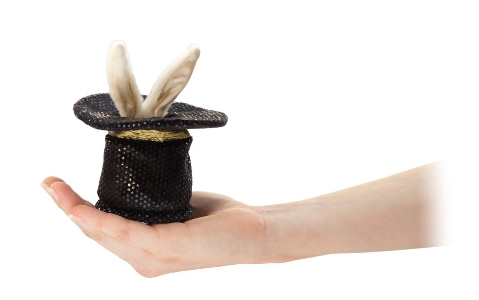 Mini Zauberhut mit Hand