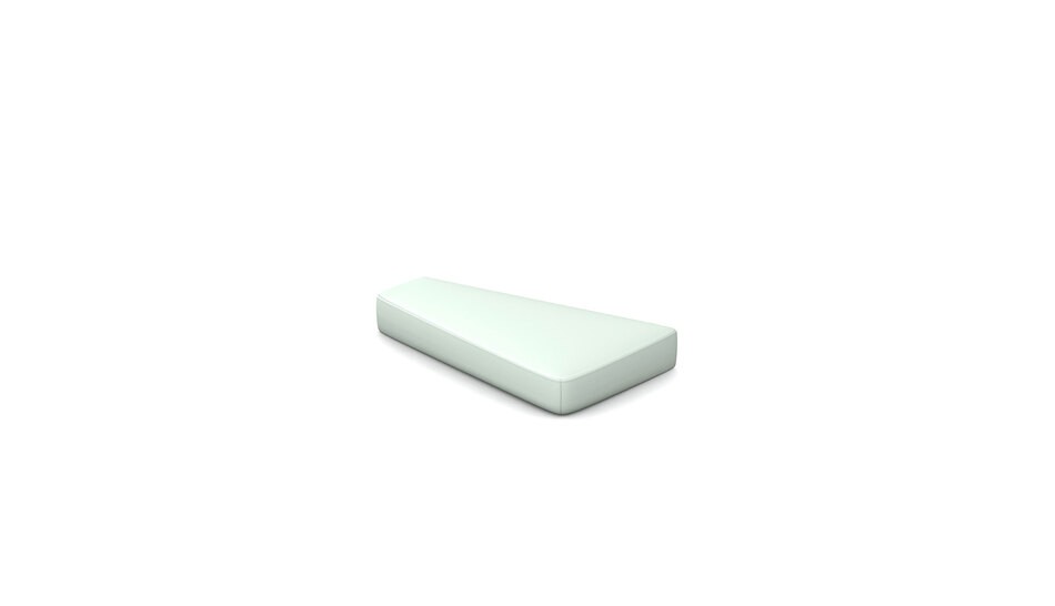 Sofa Edge mit zweiter Ebene in eisblau