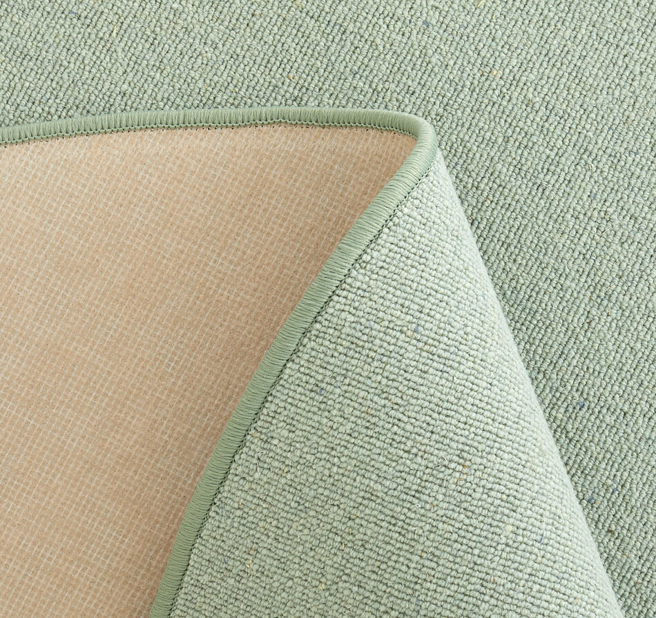 AUREDNIK Teppich Natur Pure pastellgrün